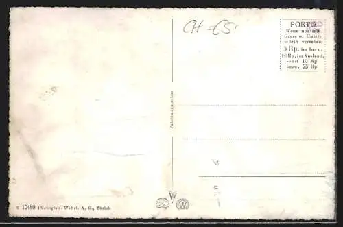 AK Stans, Teilansicht mit Kirche