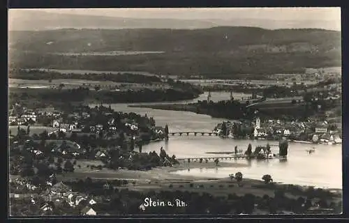 AK Stein a. Rh., Teilansicht mit Brücken