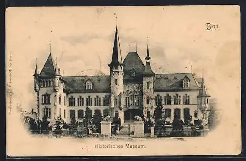 AK Bern, Historisches Museum, Frontansicht