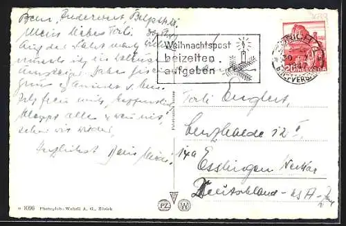 AK Wolhusen, Totalansicht aus der Vogelschau