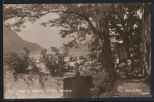 AK Lugano, Grotto Helvetia und Luganer See