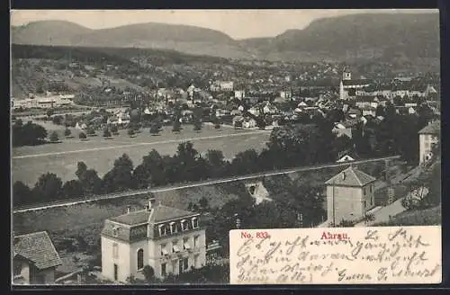 AK Aarau, Totalansicht aus der Vogelschau