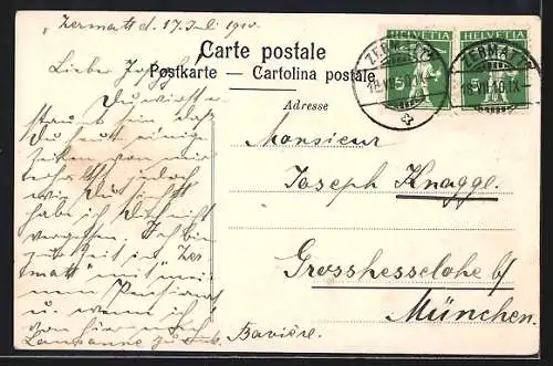 AK Zermatt, Châlets und Mischabel