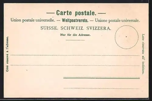 AK Gurten-Kulm, Partie am Hotel Gurten-Kulm, Gäste im Garten, um 1900
