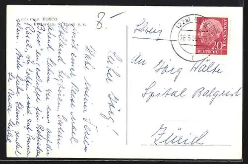 AK MS Bosco in voller Fahrt