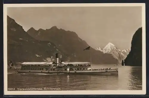 AK Dampfer Italia auf dem Vierwaldstättersee