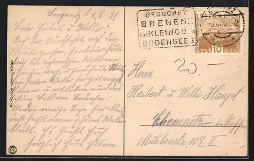 AK Bodensee-Dampfer Stadt Konstanz in Fahrt