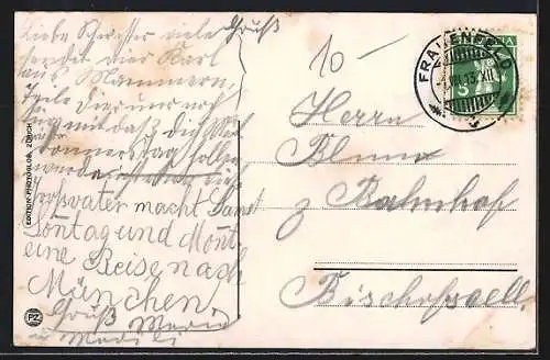 AK Bodensee-Dampfer Rhein in Fahrt