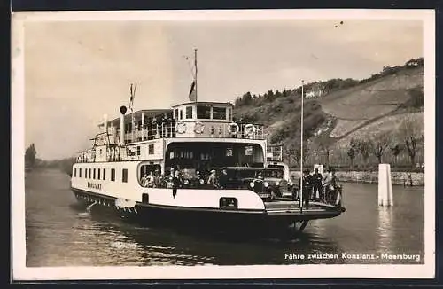 AK Fähre Konstanz zwischen Konstanz und Meersburg