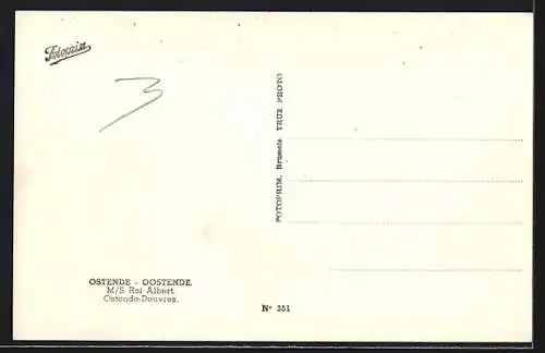 AK MS Roi Albert in Fahrt