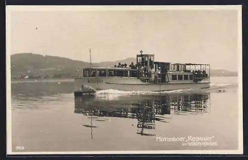 AK Motorboot Koschat auf dem Wörthersee