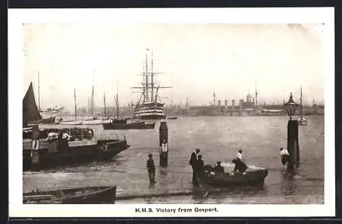 AK HMS Victory from Gosport