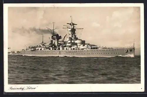 AK Panzerschiff Lützow der Kriegsmarine
