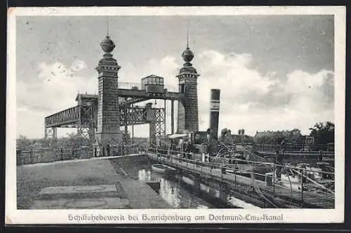 AK Henrichenburg, Schiffshebewerk am Dortmund-Ems-Kanal
