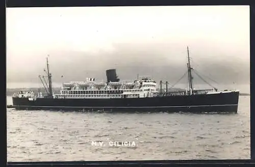 AK Passagierschiff M.V. Cilicia in Fahrt