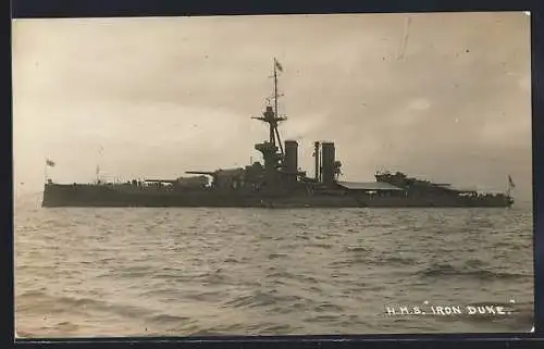 AK HMS Iron Duke auf See