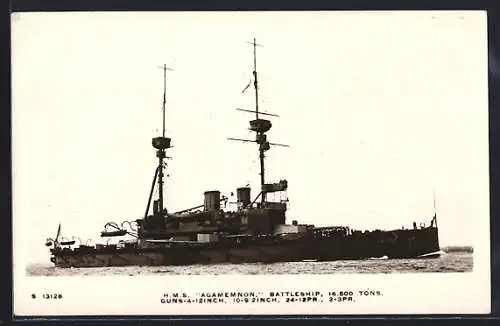 AK HMS Agamemnon in Fahrt