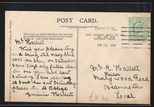 AK HMS Triumph auf See