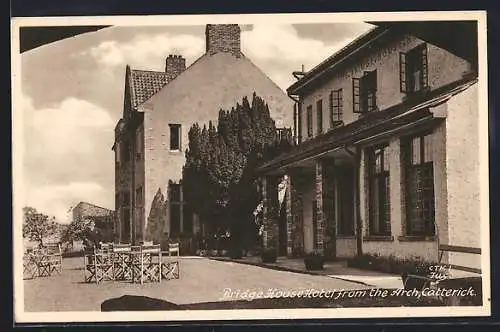 AK Catterick, Bridge House Hotel from the Arch