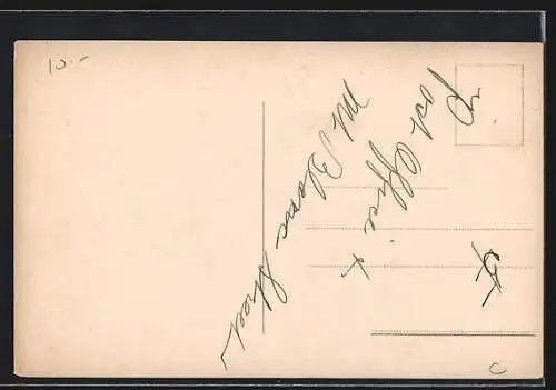 AK Genève, Poste et rue du Mont-Blanc, Strassenbahn
