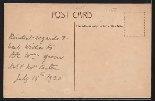 AK Ramsgate, General View, Strassenbahn