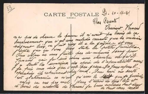 AK Bordeaux, Place de la Victoire, Strassenbahn