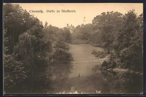 AK Chemnitz, Partie im Stadtpark