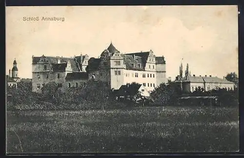 AK Annaburg, Blick auf das Schloss