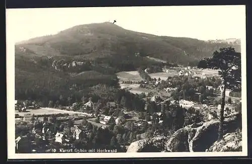 AK Oybin, Kurort mit Hochwald
