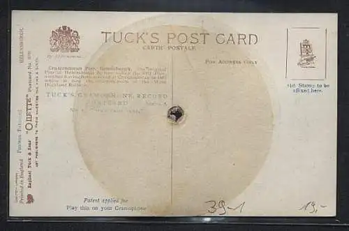 Künstler-AK Helensburgh, Craigendoran Pier, Schallplatte