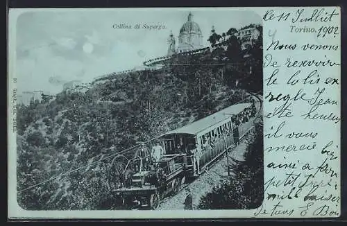 AK Torino, Collina di Superga, Bergbahn