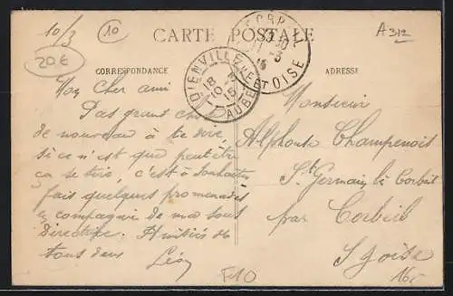 AK Radonvilliers, Grande Rue