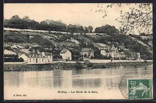AK Herblay, Les Bords de la Seine