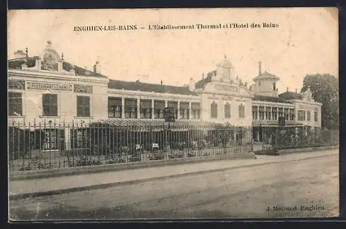 AK Enghien-les-Bains, L`Établissement Thermal et l`Hôtel des Bains