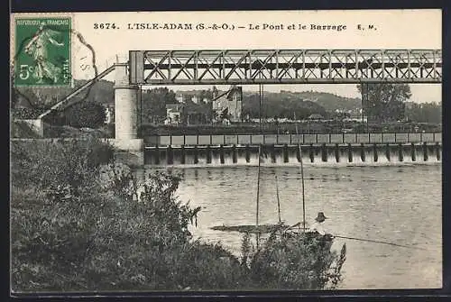 AK L`Isle-Adam, Le Pont et le Barrage