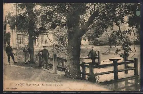 AK Le Moutier, La Maison du Garde et scène bucolique