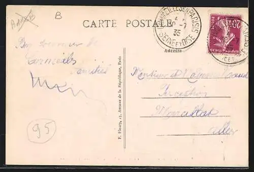 AK La Frette, La Rue de la Vallée, l`Aqueduc et le Viaduc