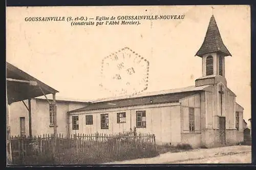 AK Goussainville, Église de Goussainville-Nouveau construite par l`Abbé Mercier