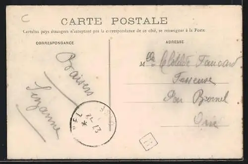 AK Labenneville, L`Oise, vue prise de l`Île de Vaux