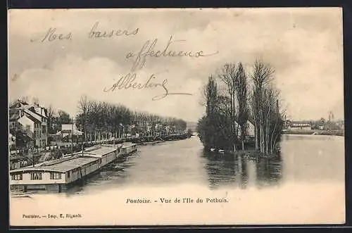 AK Pontoise, Vue de l`Île du Pothuis