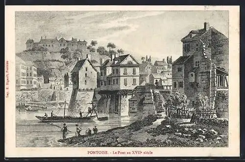 AK Pontoise, Le Pont au XVIIe siècle
