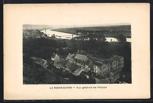AK La Roche-Guyon, Vue générale de l`hôpital