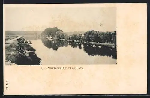 AK Auvers-sur-Oise, vu du Pont