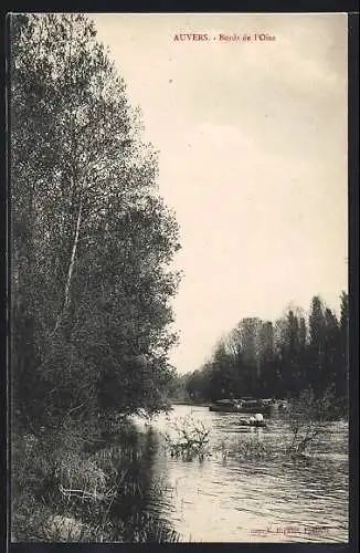 AK Auvers, Bords de l`Oise