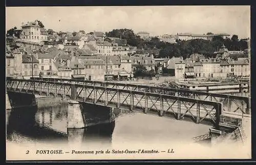 AK Pontoise, Panorama pris de Saint-Ouen-l`Aumône