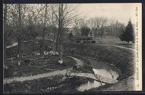 AK Herblay, Le jardin d`essai de la Ville de Paris