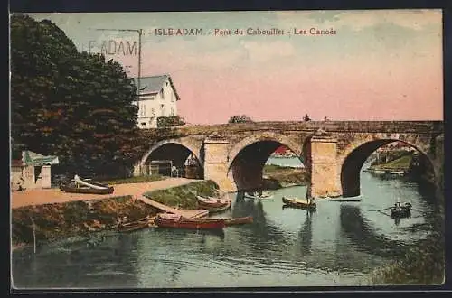 AK L`Isle-Adam, Pont du Cabouillet, Les Canoës