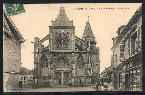 AK Houdan, Église Gothique