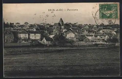 AK Us, Panorama du village et vue sur l`église