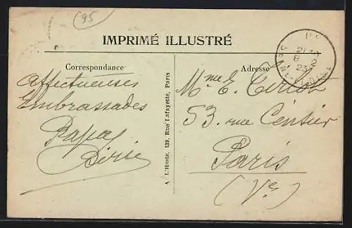 AK Us, Panorama du village et vue sur l`église